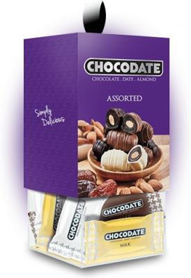 CHOCODATE ASSORTED Шокодейт эксклюзив ассорти подарочная коробка 200 грамм