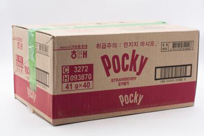 Соломка Pocky Strawberry со вкусом клубники 41 грамм (Корея)