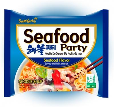 Лапша Samyang с Морепродуктами 125 гр (пачка)